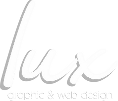 Lux Graphic & Web Design wording logo